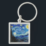 Llavero Impresionismo Vincent Van Gogh Starry Starry Night<br><div class="desc">El impresionismo Vincent Van Gogh Starry Night Meaning Famous Visual Arts Design presenta un gran ejemplo de arte expresionista. Este impresionismo Vincent Van Gogh Starry Night, que significa diseño de artes visuales famosas, refleja la esencia del artista y el periodo de tiempo creado en 2014. Perfecto para los amantes del...</div>