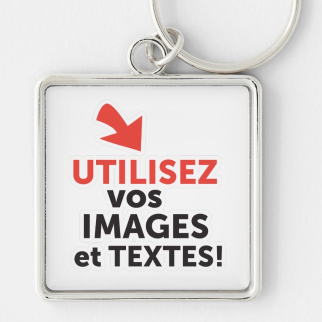 Llavero Imprimos vos diseños en ligne DIY en Français (Frente)