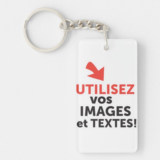 Llavero Imprimos vos diseños en ligne DIY en Français (Frente)