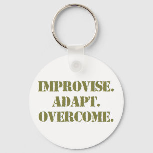 Llavero improvisar adaptarse superar