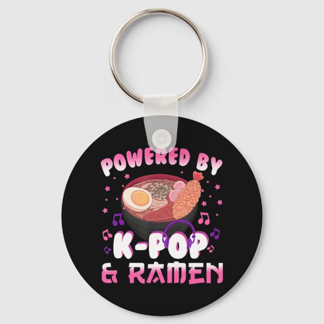 Llavero Impulsado por Kpop y Ramen Kpop Kawaii Anime Gift  (Anverso)