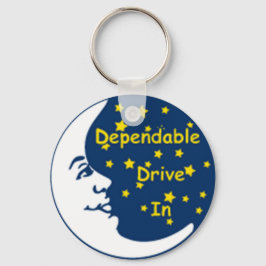 Llavero Impulsión fiable en la cadena de claves de logotip