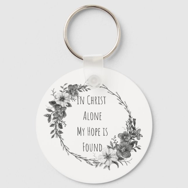 Llavero In Christ Alone Keychain (Anverso)