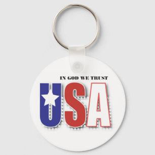 Llavero In God We Trust