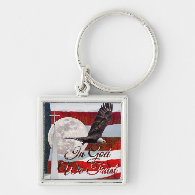 Llavero In God We Trust Key Chain (Frente)