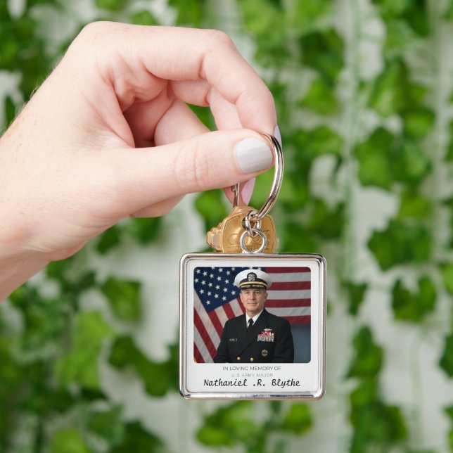 Llavero In Loving Memory Custom Photo Memorial Keepsake (Mano)