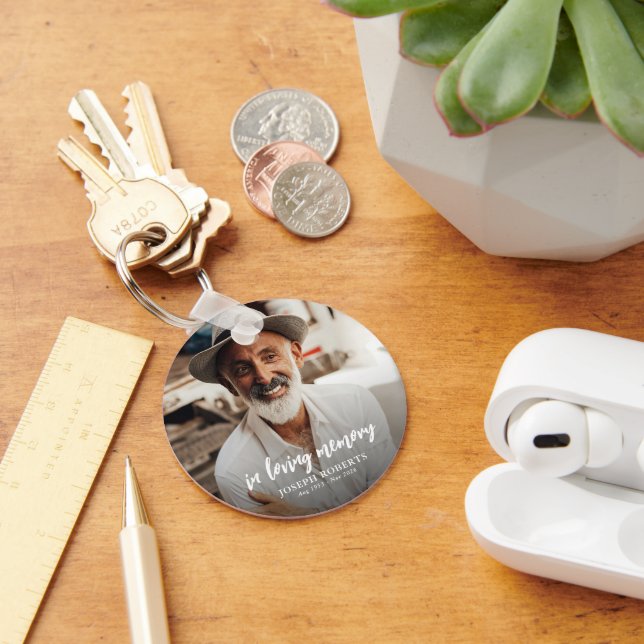 Llavero In Loving Memory Photo Keepsake (Escritorio )