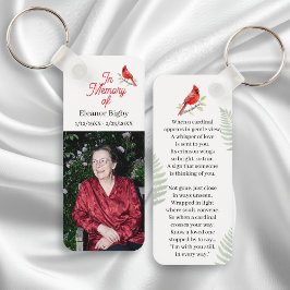 Llavero In Memory of | Cardinal Memorial Keepsake