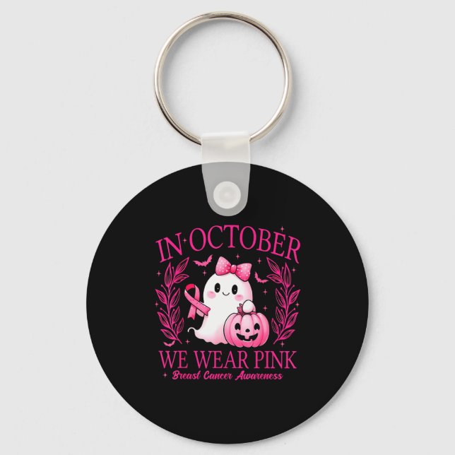 Llavero In October We Wear Nk Breast Cancer Awareness  (Anverso)