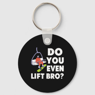 Llavero ¿Incluso Levantan Al Bro Snowboard El Amor De Los