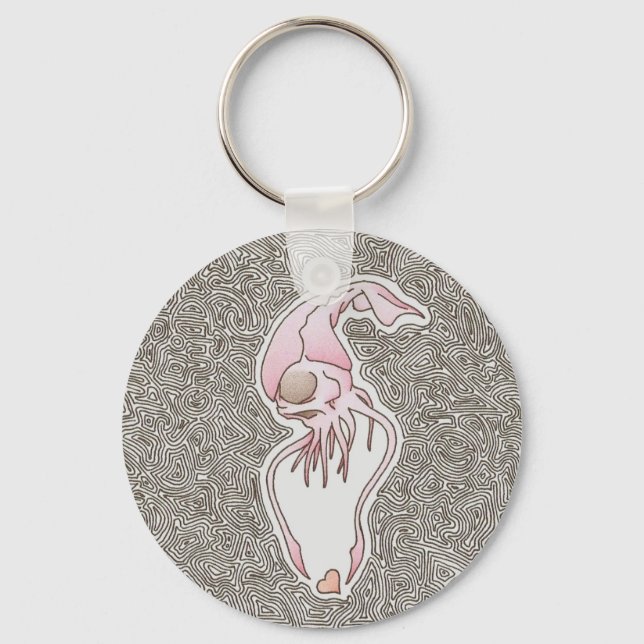 Llavero incluso un calamar odioso puede amar (Anverso)