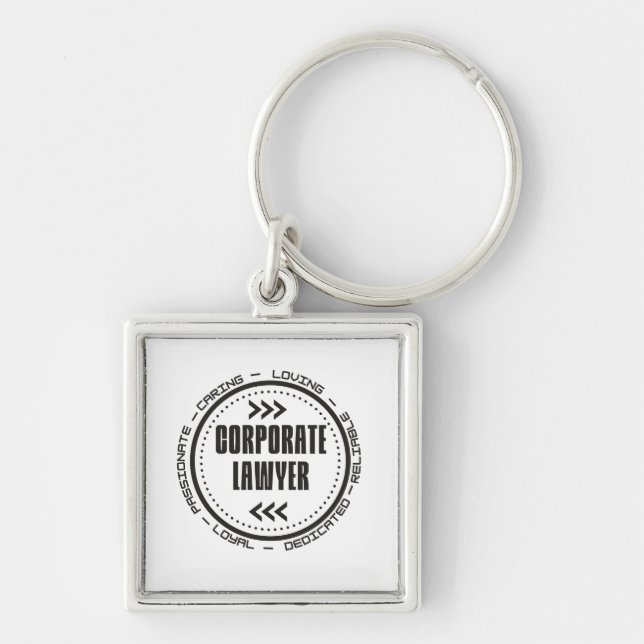 Llavero Increíble abogado corporativo (Frente)