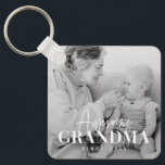 Llavero Increíble abuela desde 20XX simple foto elegante<br><div class="desc">Este diseño simple y moderno se compone de tipografía de la cadena y cursiva y añade una foto personalizado</div>