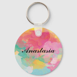 Llavero Increíble colorido con tu nombre