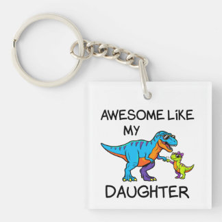 Llavero Increíble Como Mi Hija T-Rex Divertido Papá