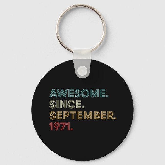 Llavero Increíble desde el cumpleaños de septiembre de 197 (Anverso)