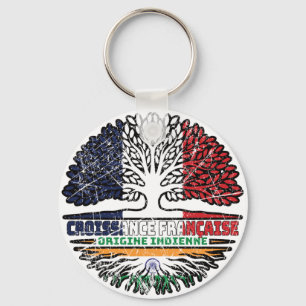 Llavero India: Bandera de árbol de Francia francesa en Fra