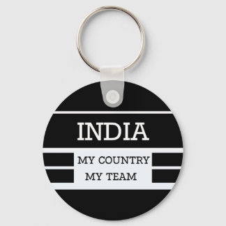 Llavero India My Country My Team Concept