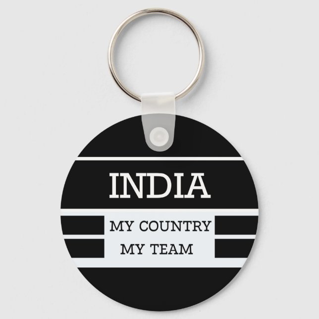 Llavero India My Country My Team Concept (Anverso)