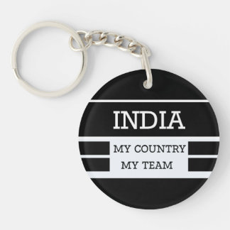 Llavero India My Country My Team Concept