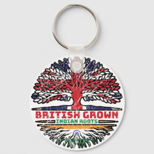 Llavero India Reino Unido Reino Unido Ríos de árbol britán