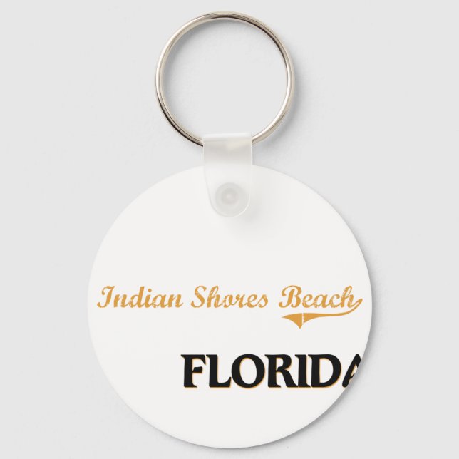 Llavero Indian Shores Beach Florida Classic (Anverso)