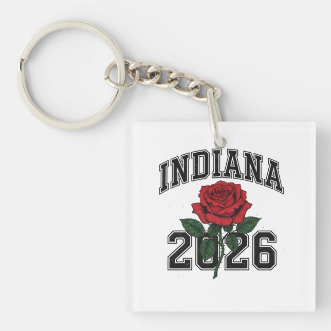 Llavero INDIANA rosa 2026 (Frente)