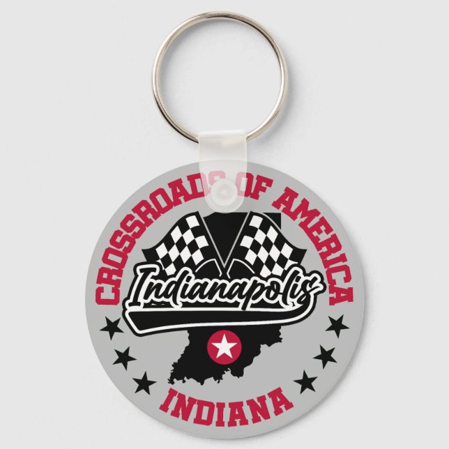 Llavero Indianápolis, Indiana (Anverso)