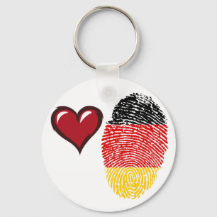 Llavero Indicador de huellas dactilares de Alemania