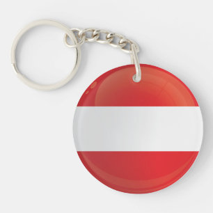 Llavero Indicador de icono de redondeo de Austria