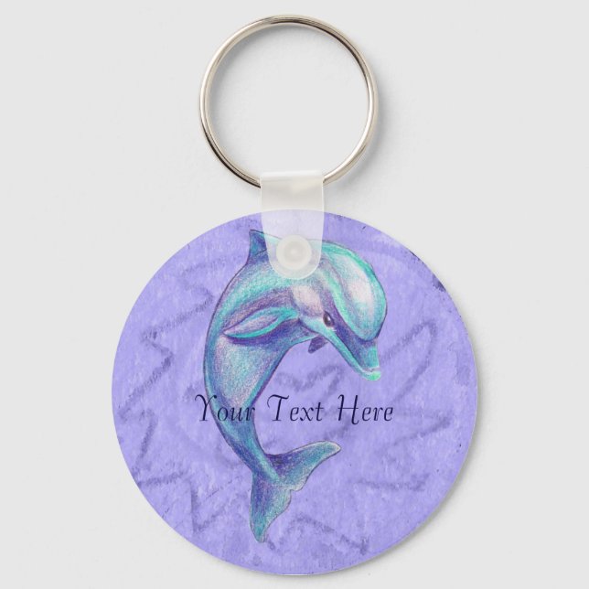 Llavero Indigo Dolphin Keychain (Anverso)