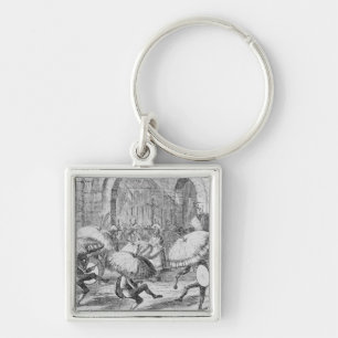 Llavero Indios que celebran el Chuno o la patata