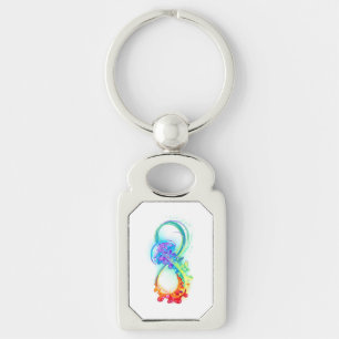 Llavero Infinidad con las medusas del arcoiris