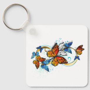 Llavero Infinidad de Mariposas Monarca