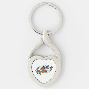 Llavero Infinidad de Mariposas Monarca
