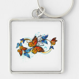 Llavero Infinidad de mariposas monarca