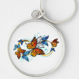 Llavero Infinidad de Mariposas Monarca