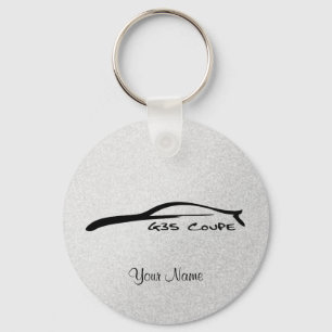 Llavero Infiniti G35 Coupe Silhouette Key-Chain (Plata)