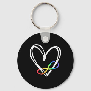 Llavero Infinity Heart Autism Conciencia El amor no necesi
