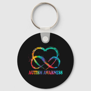 Llavero Infinity Heart Love Autism Awareness No necesita p