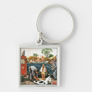 Llavero Inflación del juguete de la playa