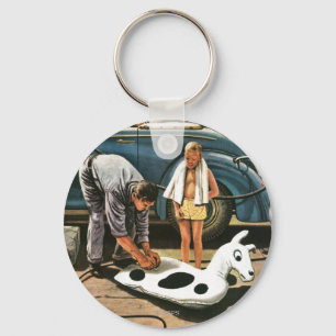 Llavero Inflación del juguete de la playa