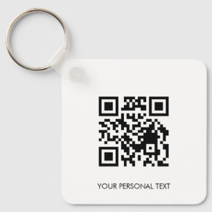 Llavero Información de Contacto QR Personalizada Diseño Mi