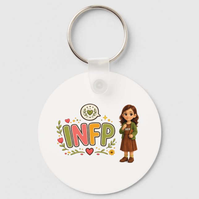 Llavero INFP — A Sonhadora Criativa (Anverso)