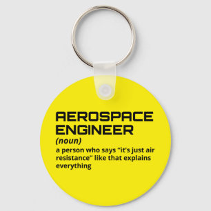 Llavero Ingeniero aeroespacial - Divertida definición B-4
