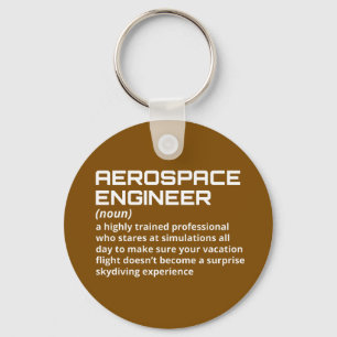Llavero Ingeniero aeroespacial: divertida definición W-3