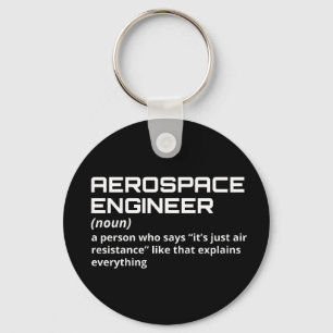 Llavero Ingeniero aeroespacial: divertida definición W-4