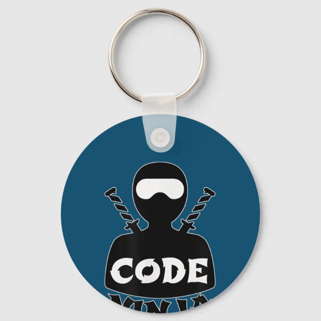 Llavero Ingeniero de Codificación Informática de Code Ninj (Anverso)