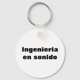 Llavero  ingeniero en sonido