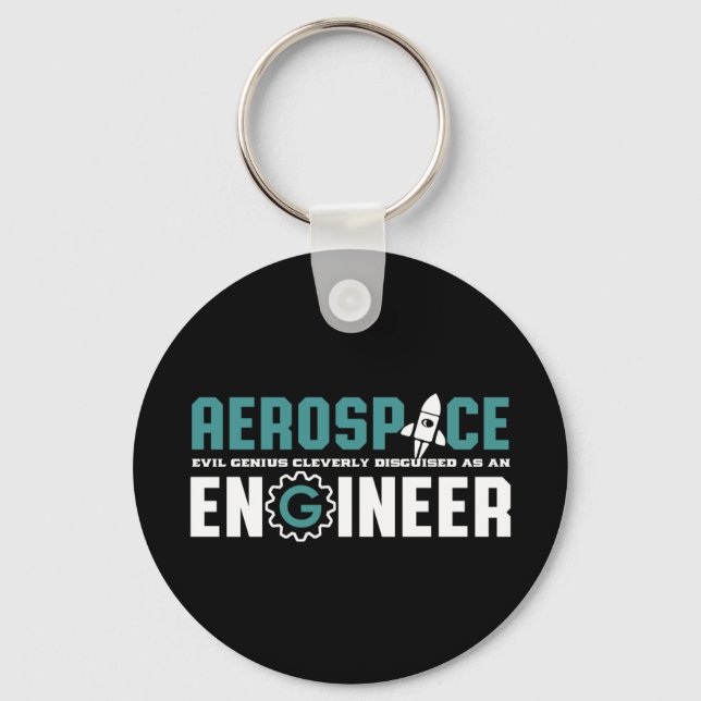 Llavero Ingeniero Geek Funny Aerospace Engineering Major (Anverso)